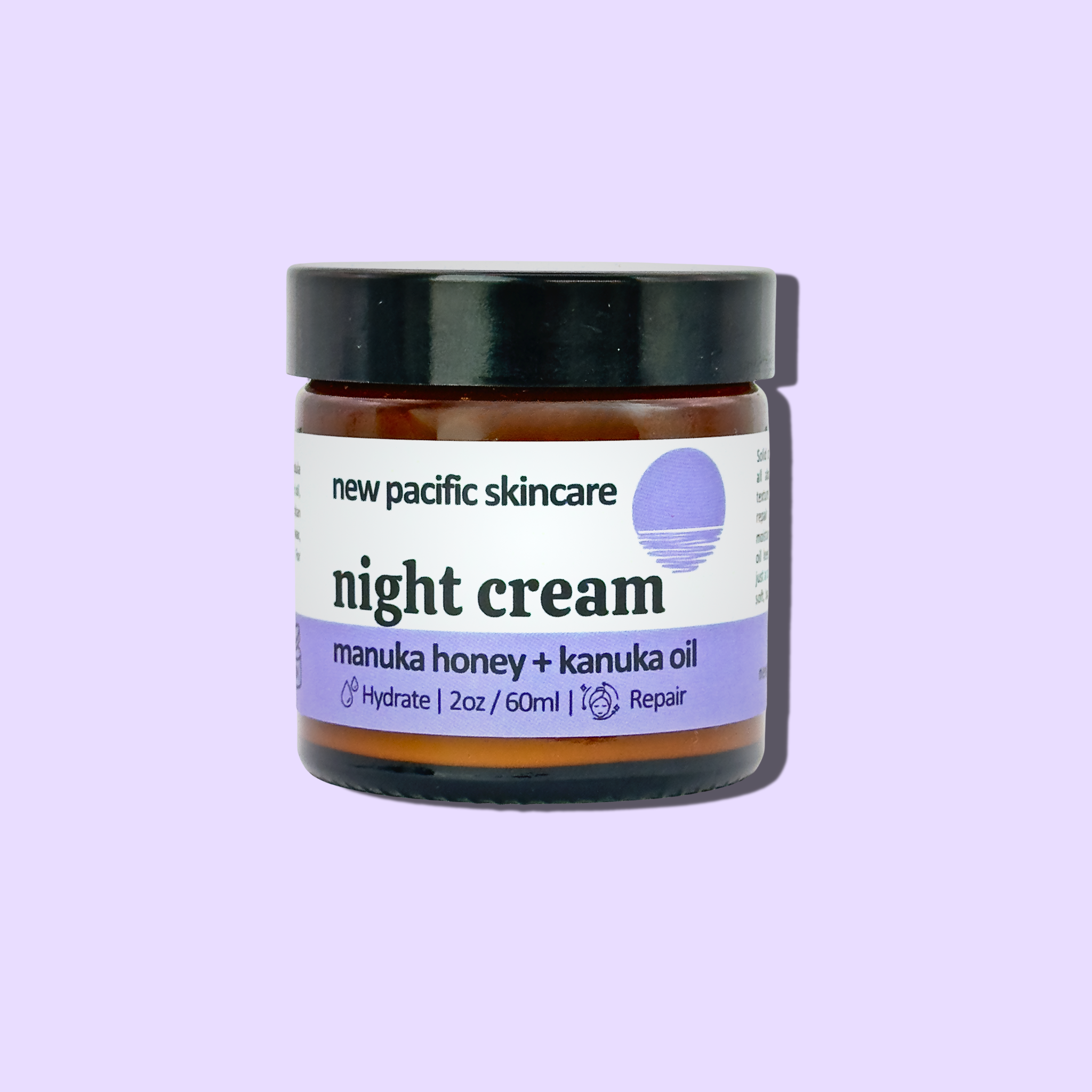 Organic Manuka Honey + Kanuka Oil Night Moisturizer (2oz/60ml)