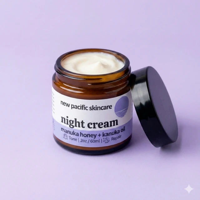 Manuka Honey + Kanuka Oil Night Cream (2oz/60ml)