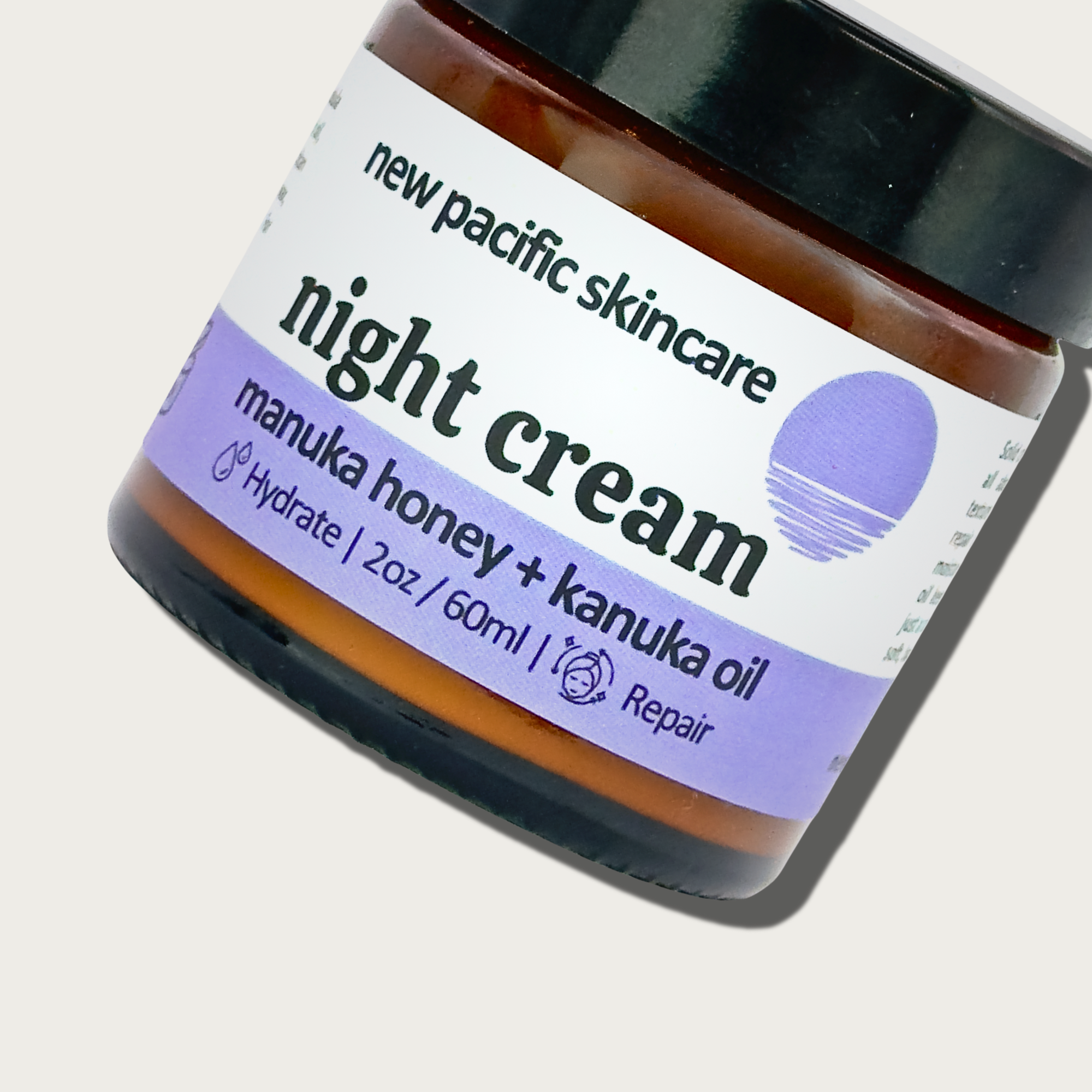 Organic Manuka Honey + Kanuka Oil Night Moisturizer (2oz/60ml)
