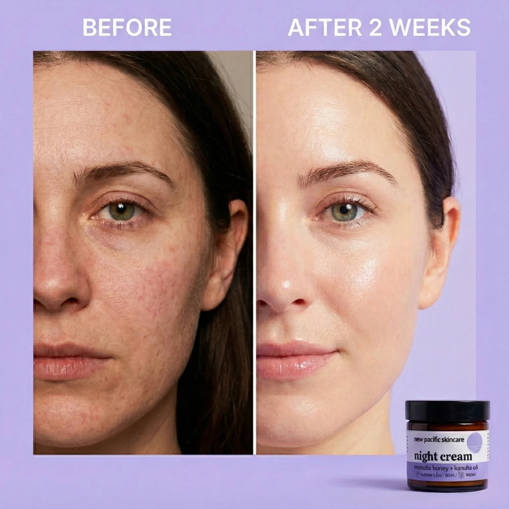 Manuka Honey + Kanuka Oil Night Cream (2oz/60ml)